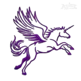 Flying Unicorn Machine Embroidery Design by Apex