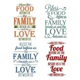 Food, Family and Love SVG Cuttable Designs