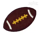 Football Applique Embroider Design