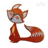 Cute Fox Machine Embroidery Design by Apex
