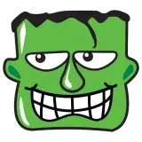 Frankenstein Face Cuttable Design