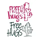 Free Hugs Cactus SVG Cuttable Design