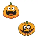 Funny Halloween Pumpkin SVG Cuttable Files