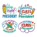 Future Class President SVG Cuttable Designs