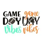 Game Day Vibes SVG Cuttable Design