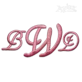 Garden Party Machine Embroidery Font