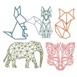 Geometric Animal SVG Cuttable Designs