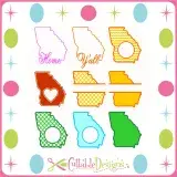 Georgia Home State Svg Cuttable Designs