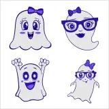Ghost Halloween SVG Files