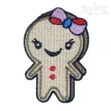 Gingerbread Girl Embroidery Design