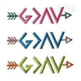 God is Greater Than the Highs and Lows Embroidery Design by Apex