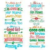 Good Girl SVG Cuttable Design