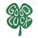 Good Luck Shamrock Embroidery Designs