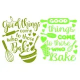 Good Things Come to Those Who Bake SVG Cuttable Design