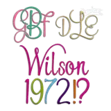 Grace Script Machine Embroidery Font by Apex All