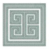 Greek Key Sketch Quilt Block Embroidery Design