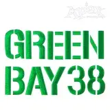 Green Bay Packers Embroidery Font Pack