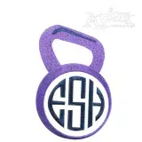 Gym Fitness Workout Monogram Frame Embroidery Designs