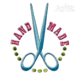 Handmade Crafter Scissor Machine Embroidery Design by Apex