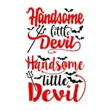Handsome Little Devil SVG Cuttable Design