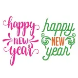 Happy New Year SVG Cuttable Design