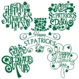 Happy St. Patrick's Day Svg Cuttable Design