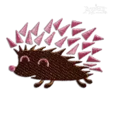Hedgehog Cute Machine Embroidery Design by Apex Digitizing