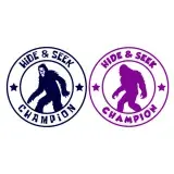 Hide & Seek Champion Yeti SVG Cuttable Design