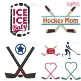 Hockey Embroidery Designs Bundle