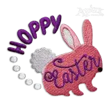 Hoppy Easter Funny Machine Embroidery Design - Apex