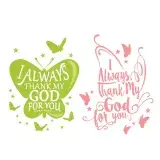 I Always Thank My God SVG Cuttable Design