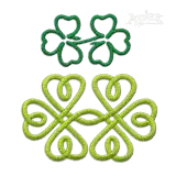Infinity Celtic Irish Knot Shamrock Machine Embroidery Design | Apex