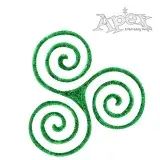 Irish Celtic Triskele Embroidery Design