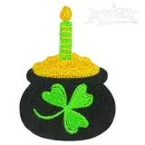 Jackpot St Patrick's Day Embroidery Design
