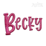 Juniper Script Machine Embroidery Font by Apex