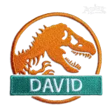 Jurassic Park Dinosaur Machine Embroidery Design by Apex