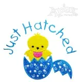 Just Hatched Embroidery Design