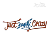Just Plane Crazy Machine Embroidery Design