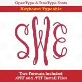 Keepsake Monogram TrueType Font