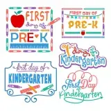 Kindergarten SVG Cuttable Designs