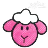 Lamb Easter Applique Embroidery Design