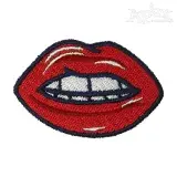 Lips Embroidery Design