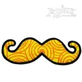 Lorax Mustache and Tree Applique Embroidery Design