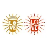 Love Coffee Cup SVG Cuttable Design