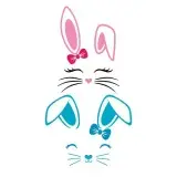 Lovely Bunny Rabbit SVG Cuttable Design