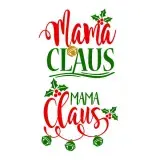 Mama Claus SVG Cuttable Design