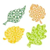 Mandala Mehndi Pattern Leaves Pack SVG Cuttable Design
