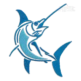 Marlin Machine Embroidery Design | Apex Digitizing