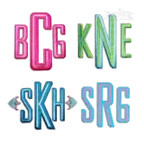 Maxwell Slim Block Machine Embroidery Font - Apex