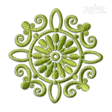 Round Circle Medallion Machine Embroidery Design